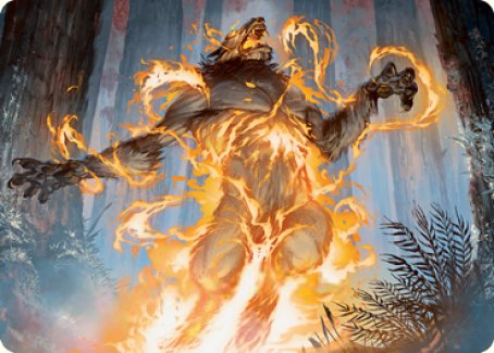 Burn the Accursed Art Card [Innistrad: Midnight Hunt Art Series] | Boutique FDB TCG