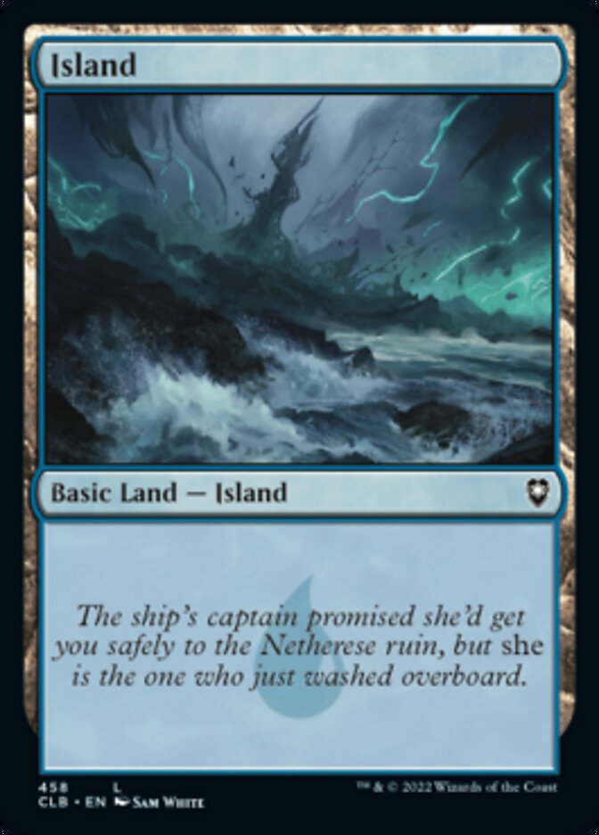 Island (458) [Commander Legends: Battle for Baldur's Gate] | Boutique FDB TCG