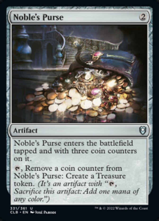 Noble's Purse [Commander Legends: Battle for Baldur's Gate] | Boutique FDB TCG