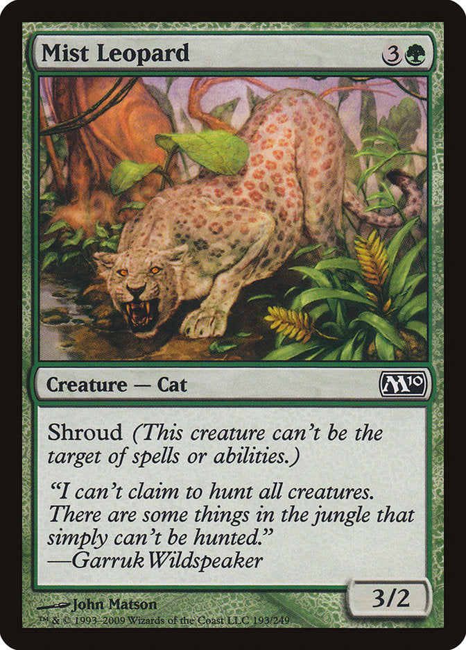 Mist Leopard [Magic 2010] | Boutique FDB TCG