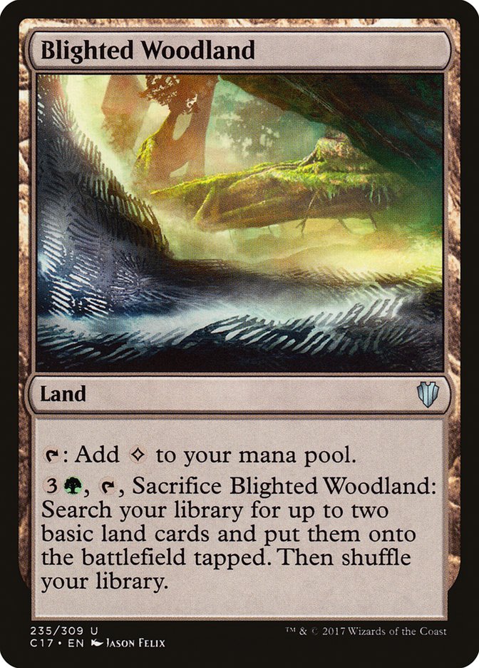 Blighted Woodland [Commander 2017] | Boutique FDB TCG