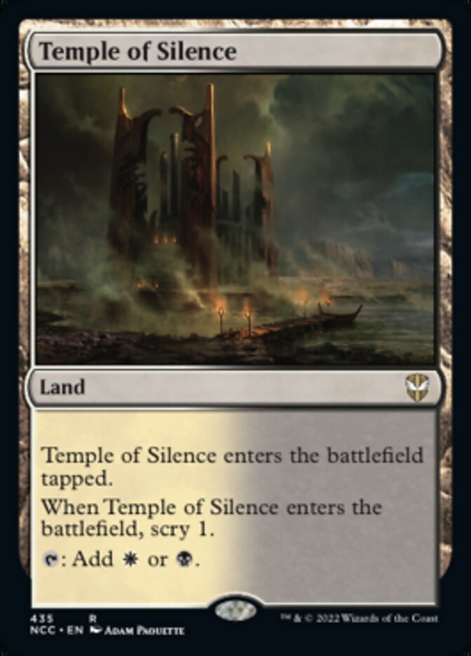 Temple of Silence [Streets of New Capenna Commander] | Boutique FDB TCG