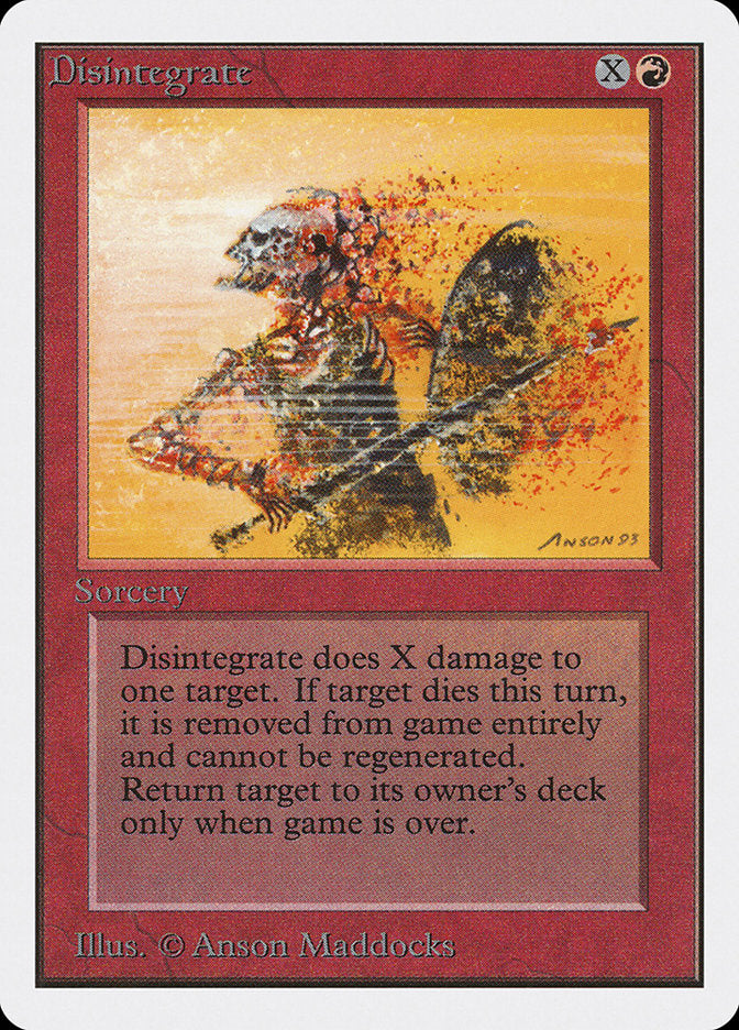 Disintegrate [Unlimited Edition] | Boutique FDB TCG