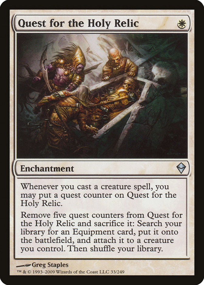 Quest for the Holy Relic [Zendikar] | Boutique FDB TCG