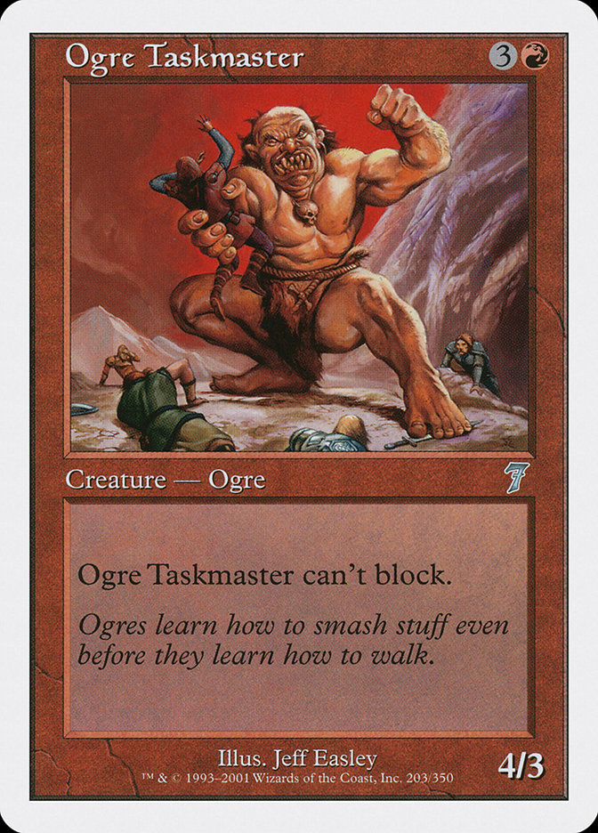 Ogre Taskmaster [Seventh Edition] | Boutique FDB TCG