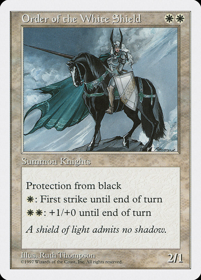Order of the White Shield [Fifth Edition] | Boutique FDB TCG