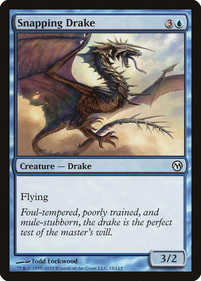 Snapping Drake [Duels of the Planeswalkers] | Boutique FDB TCG