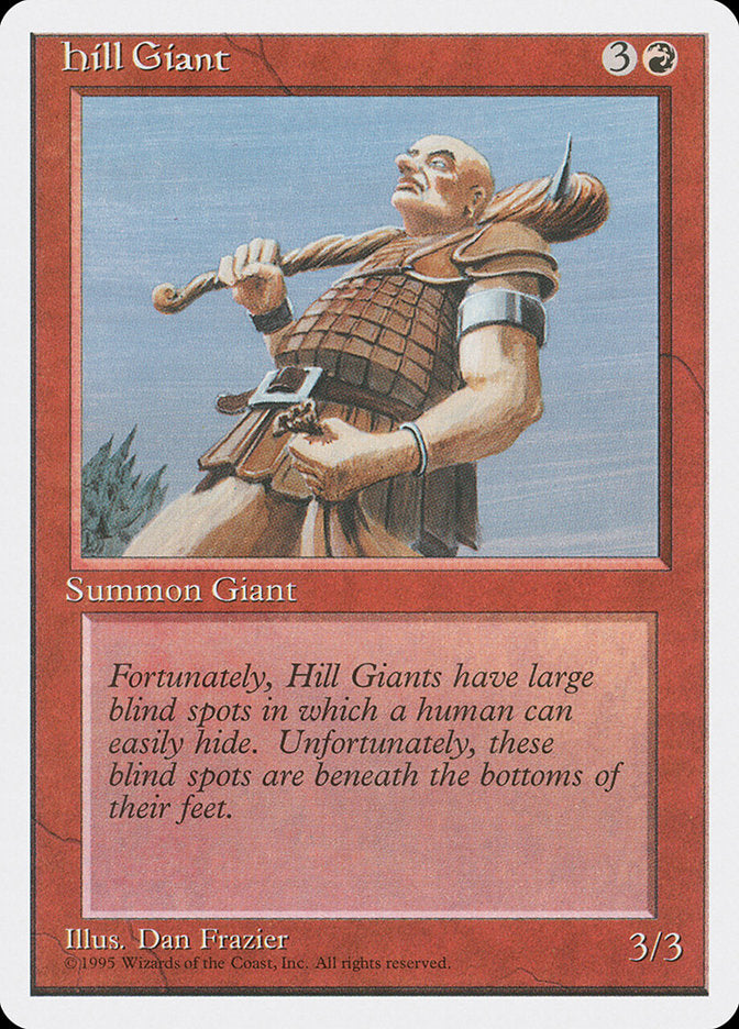 Hill Giant [Fourth Edition] | Boutique FDB TCG