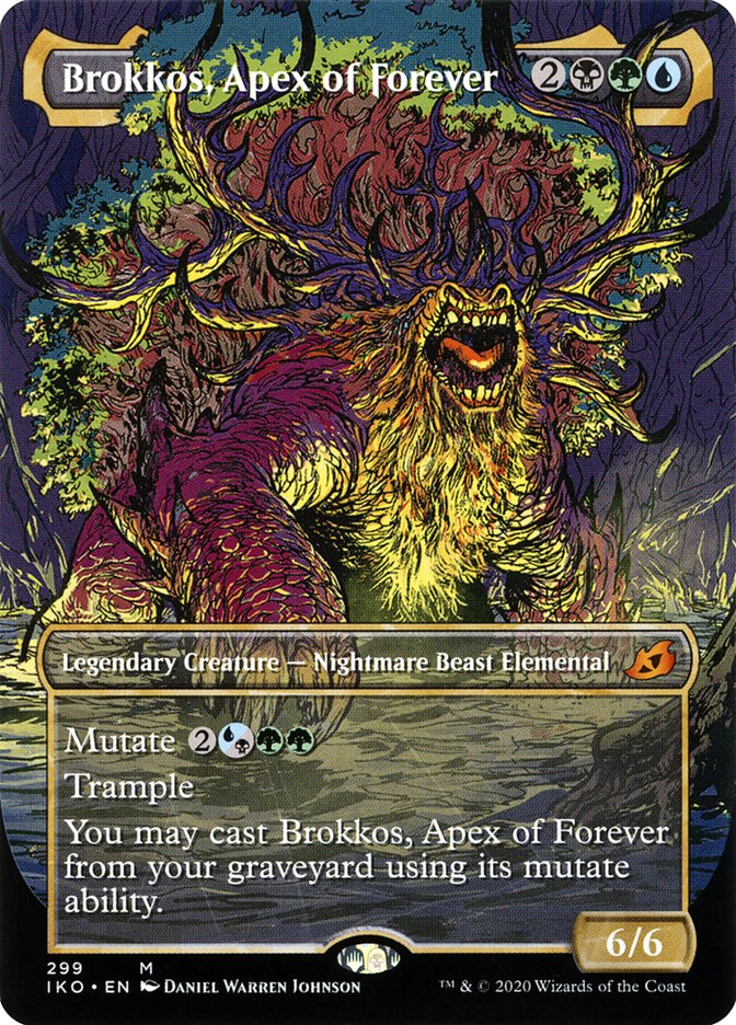 Brokkos, Apex of Forever (Showcase) [Ikoria: Lair of Behemoths] | Boutique FDB TCG