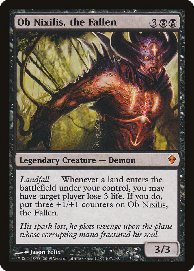 Ob Nixilis, the Fallen [Zendikar] | Boutique FDB TCG