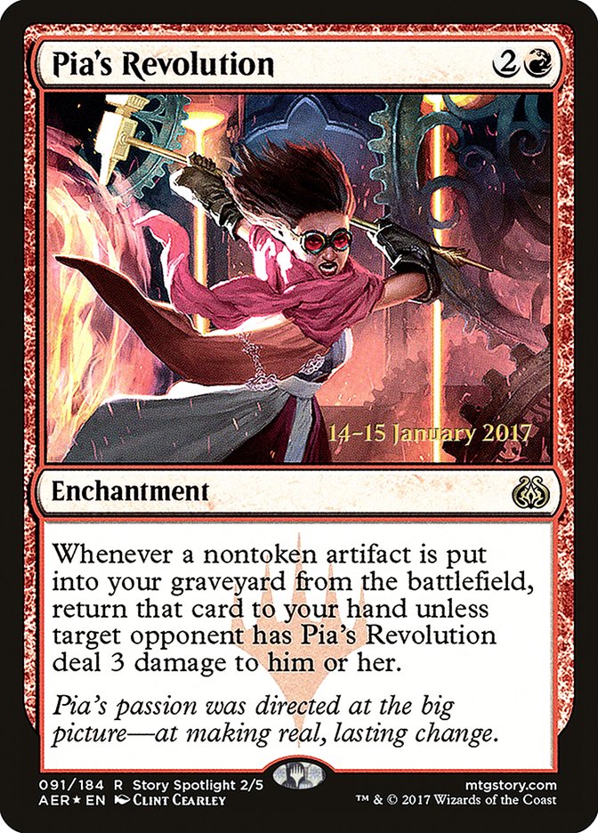 Pia's Revolution [Aether Revolt Prerelease Promos] | Boutique FDB TCG