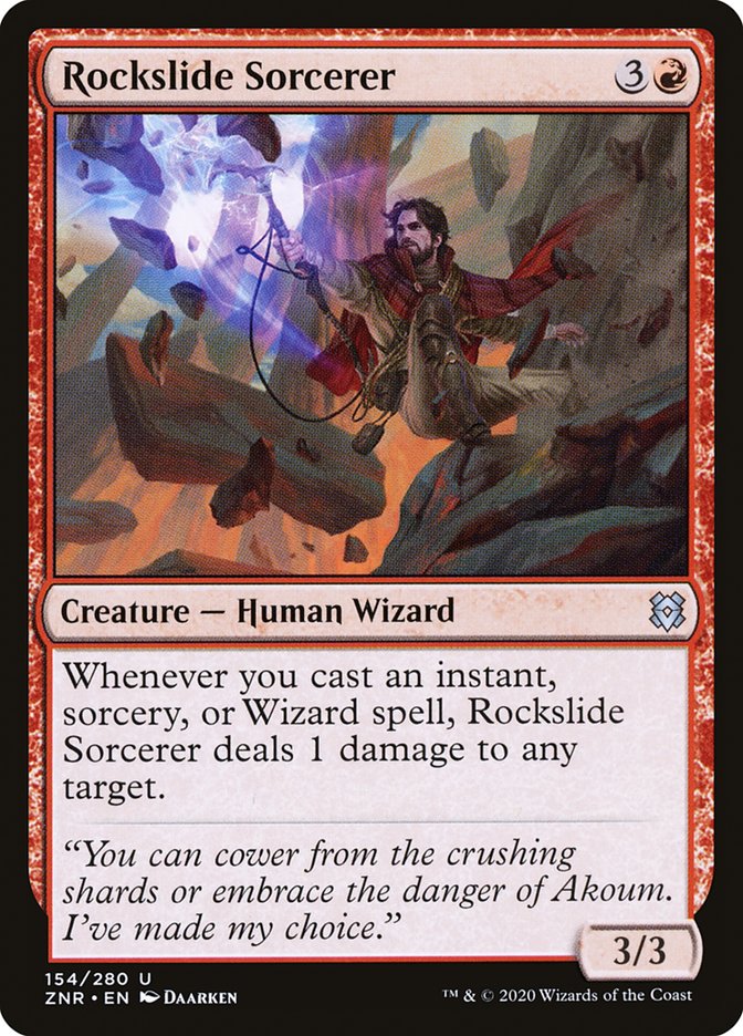 Rockslide Sorcerer [Zendikar Rising] | Boutique FDB TCG