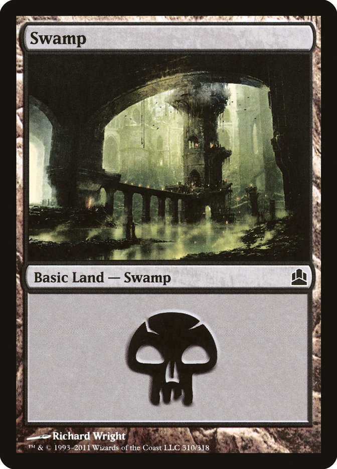 Swamp (310) [Commander 2011] | Boutique FDB TCG