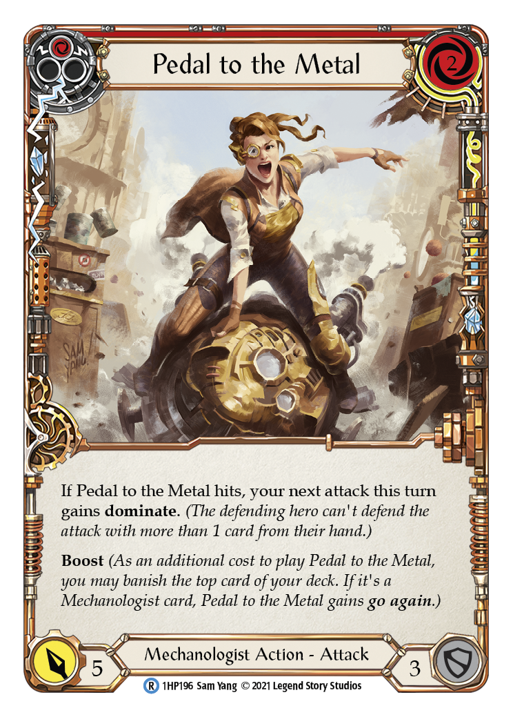 Pedal to the Metal (Red) [1HP196] (History Pack 1) | Boutique FDB TCG