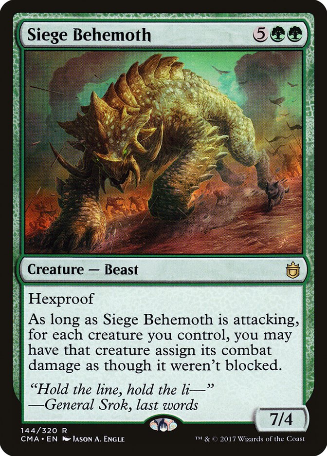 Siege Behemoth [Commander Anthology] | Boutique FDB TCG