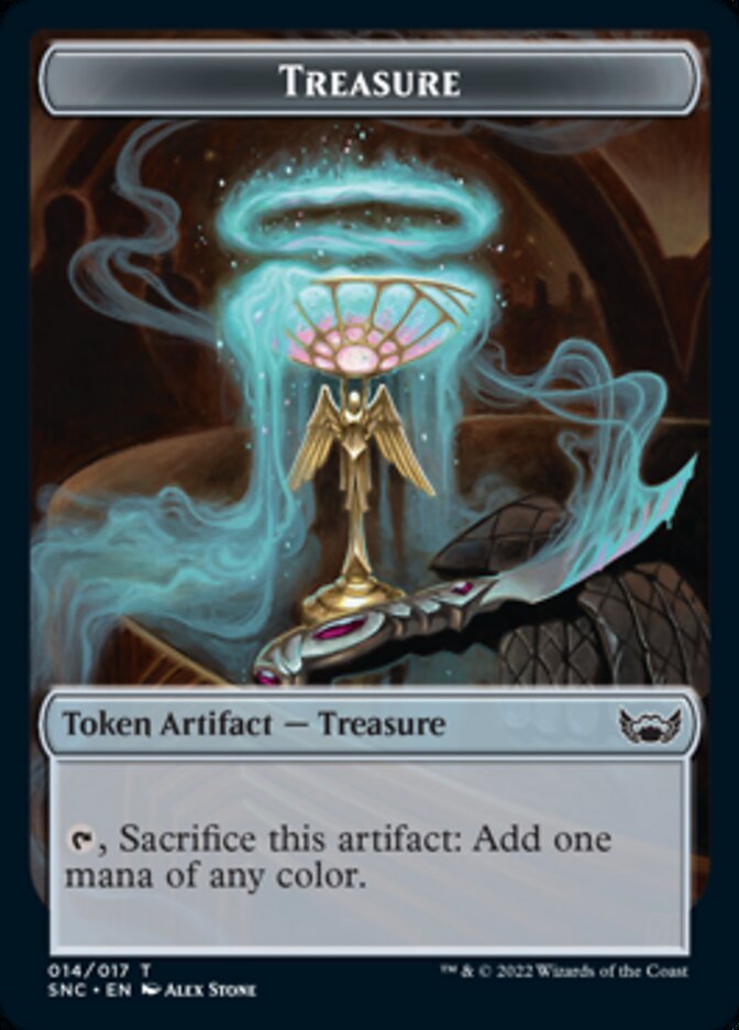 Treasure Token (014) [Streets of New Capenna Tokens] | Boutique FDB TCG