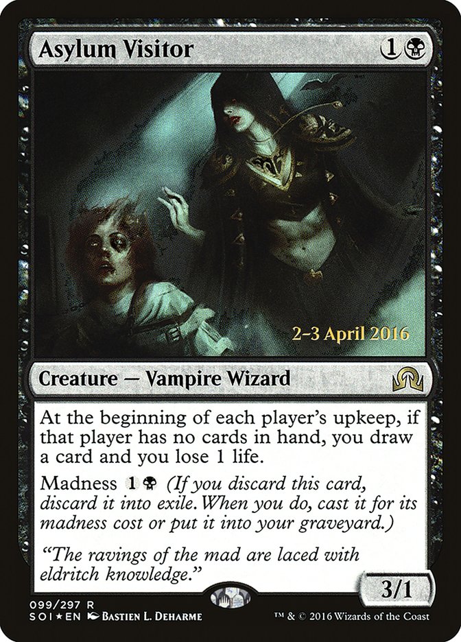 Asylum Visitor [Shadows over Innistrad Prerelease Promos] | Boutique FDB TCG