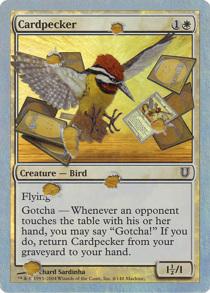 Cardpecker (Alternate Foil) [Unhinged] | Boutique FDB TCG