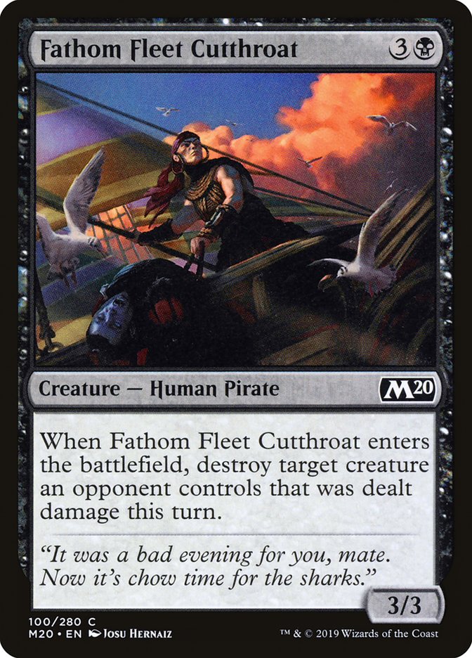 Fathom Fleet Cutthroat [Core Set 2020] | Boutique FDB TCG