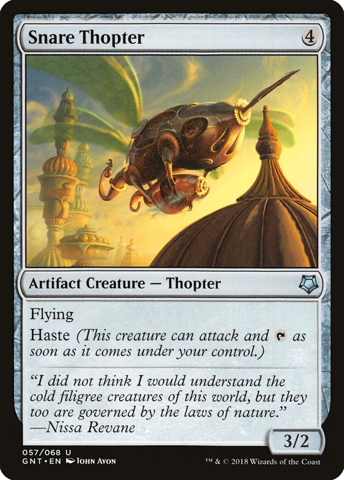 Snare Thopter [Game Night 2018] | Boutique FDB TCG