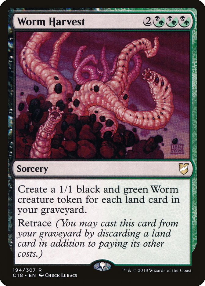 Worm Harvest [Commander 2018] | Boutique FDB TCG