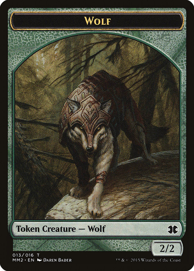 Wolf Token [Modern Masters 2015 Tokens] | Boutique FDB TCG