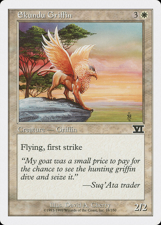 Ekundu Griffin [Classic Sixth Edition] | Boutique FDB TCG