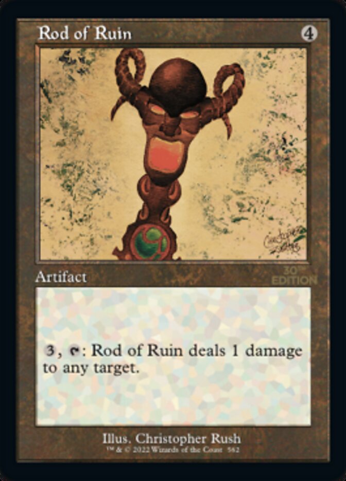 Rod of Ruin (Retro) [30th Anniversary Edition] | Boutique FDB TCG