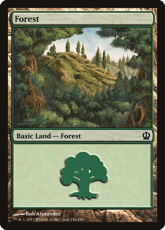 Forest (246) [Theros] | Boutique FDB TCG