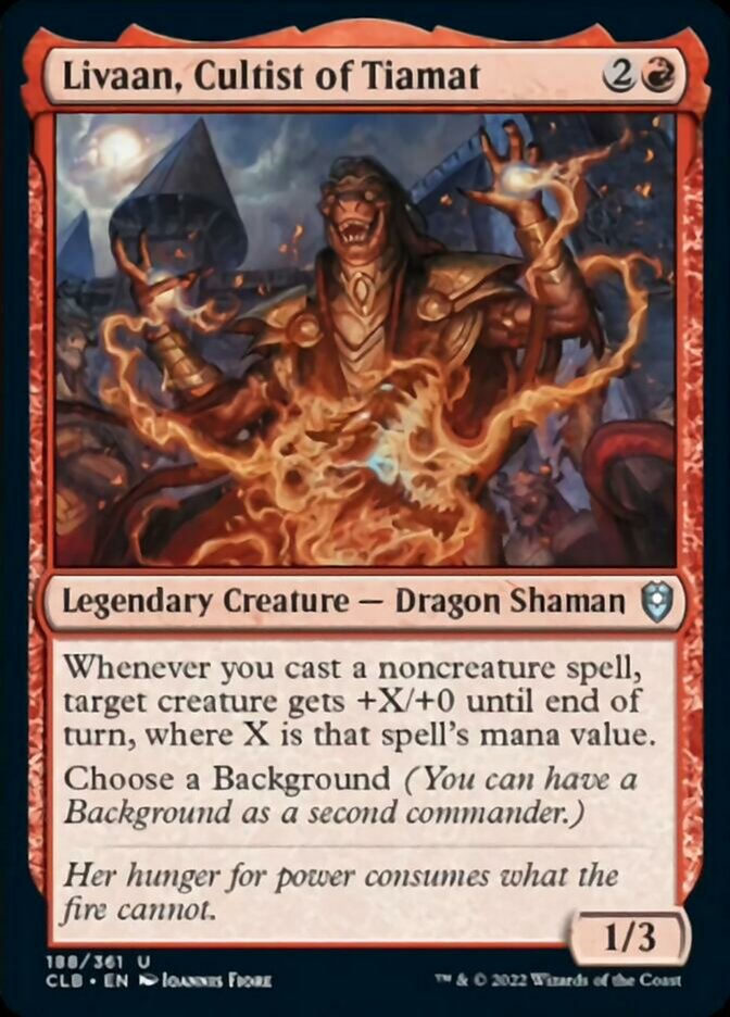 Livaan, Cultist of Tiamat [Commander Legends: Battle for Baldur's Gate] | Boutique FDB TCG