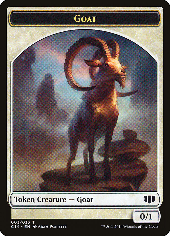Wurm (032/036) // Goat Double-Sided Token [Commander 2014 Tokens] | Boutique FDB TCG