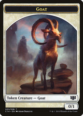 Goblin // Goat Double-Sided Token [Commander 2014 Tokens] | Boutique FDB TCG