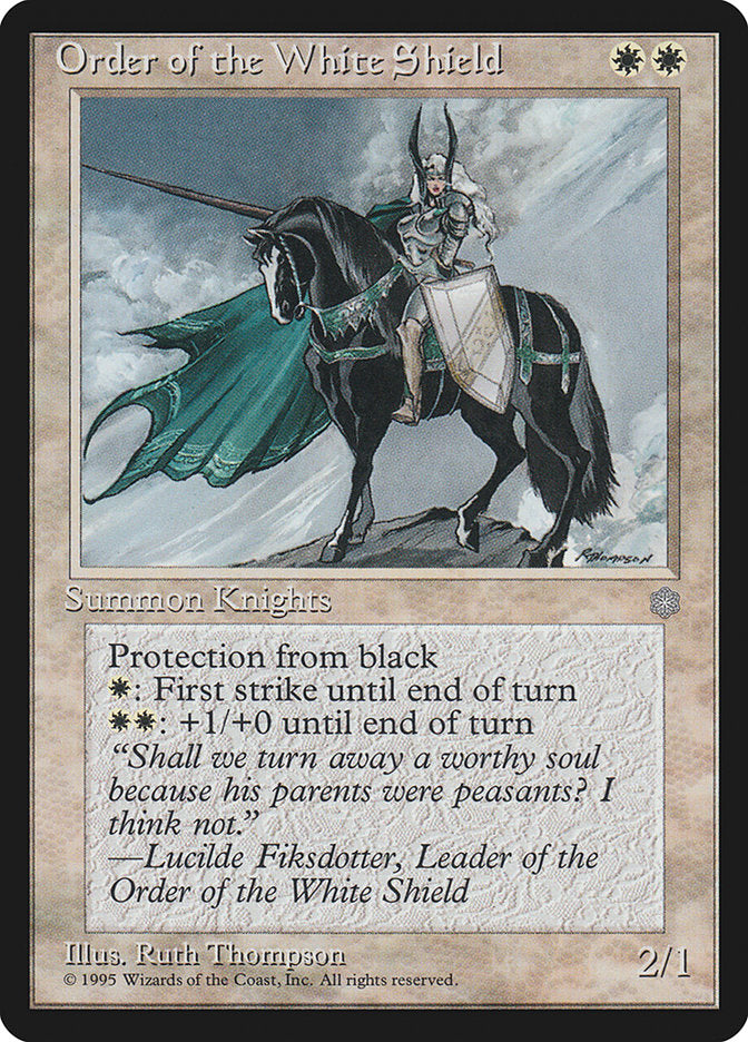 Order of the White Shield [Ice Age] | Boutique FDB TCG