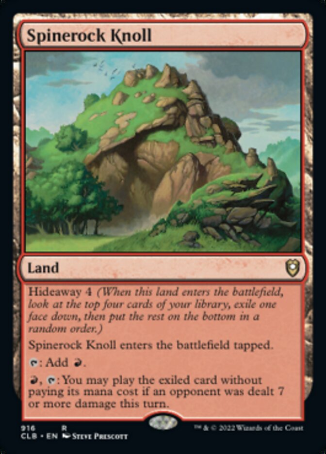 Spinerock Knoll [Commander Legends: Battle for Baldur's Gate] | Boutique FDB TCG