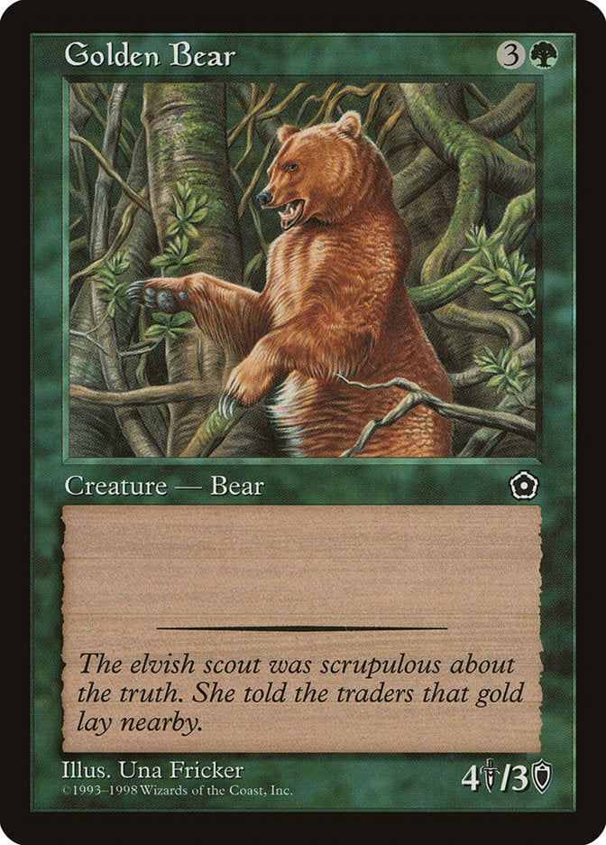 Golden Bear [Portal Second Age] | Boutique FDB TCG