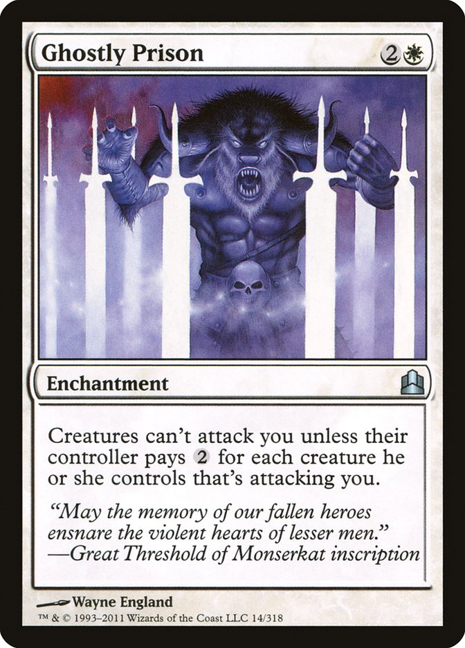 Ghostly Prison [Commander 2011] | Boutique FDB TCG