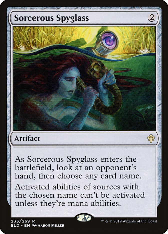 Sorcerous Spyglass [Throne of Eldraine] | Boutique FDB TCG