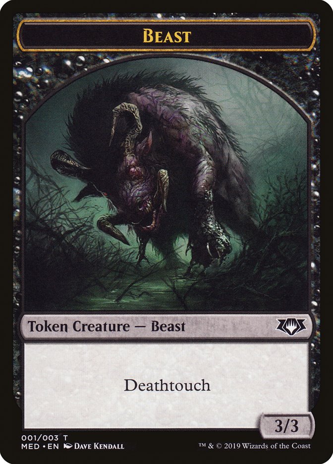 Beast Token [Mythic Edition Tokens] | Boutique FDB TCG