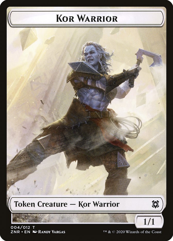 Kor Warrior Token [Zendikar Rising Tokens] | Boutique FDB TCG