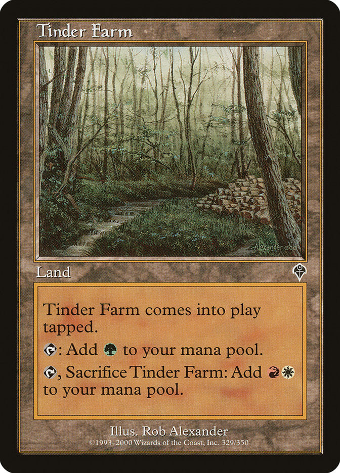 Tinder Farm [Invasion] | Boutique FDB TCG