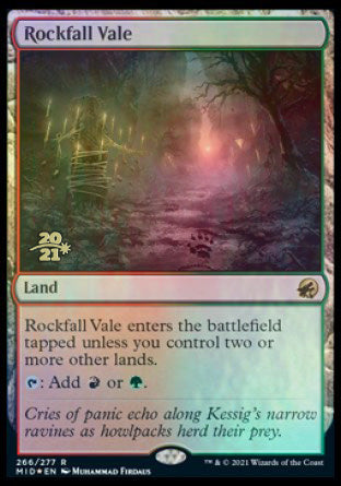 Rockfall Vale [Innistrad: Midnight Hunt Prerelease Promos] | Boutique FDB TCG