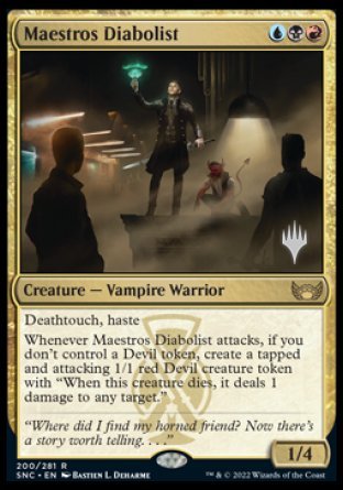Maestros Diabolist (Promo Pack) [Streets of New Capenna Promos] | Boutique FDB TCG