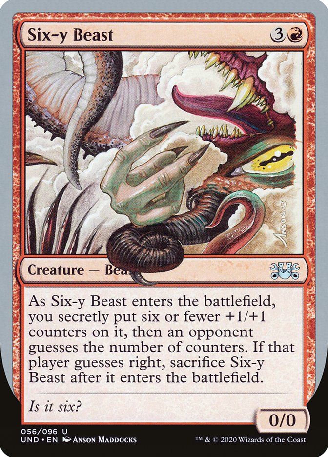 Six-y Beast [Unsanctioned] | Boutique FDB TCG