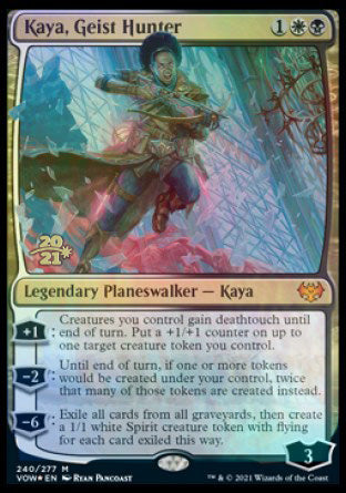 Kaya, Geist Hunter [Innistrad: Crimson Vow Prerelease Promos] | Boutique FDB TCG