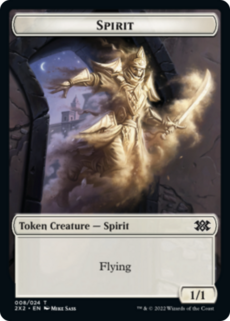 Faerie Rogue // Spirit (008) Double-Sided Token [Double Masters 2022 Tokens] | Boutique FDB TCG