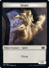 Wrenn and Six Emblem // Spirit (008) Double-Sided Token [Double Masters 2022 Tokens] | Boutique FDB TCG
