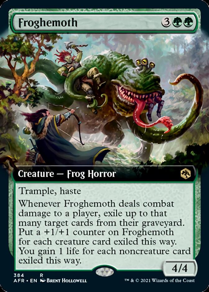 Froghemoth (Extended Art) [Dungeons & Dragons: Adventures in the Forgotten Realms] | Boutique FDB TCG