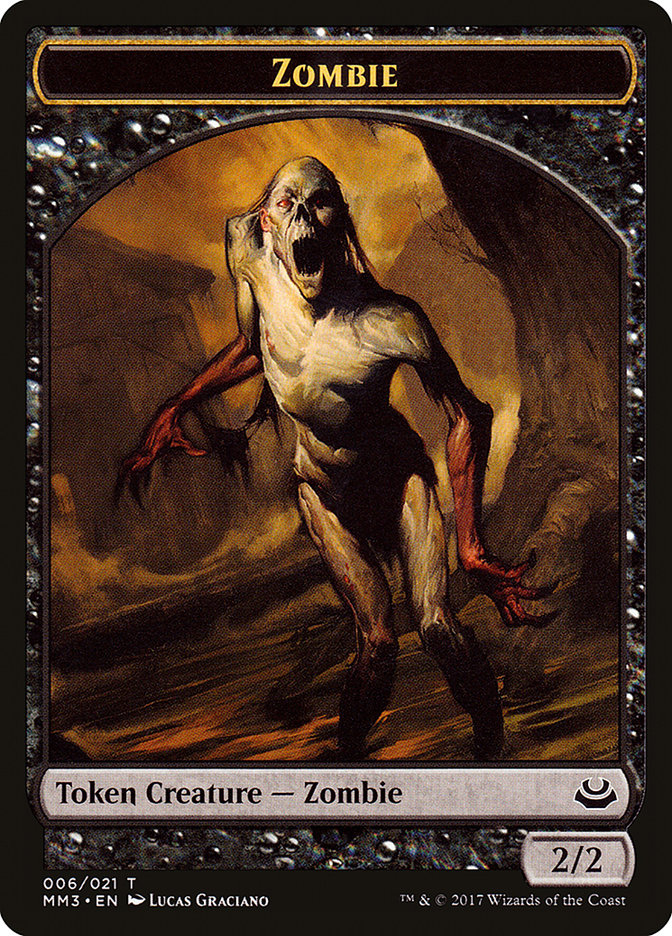 Zombie Token [Modern Masters 2017 Tokens] | Boutique FDB TCG