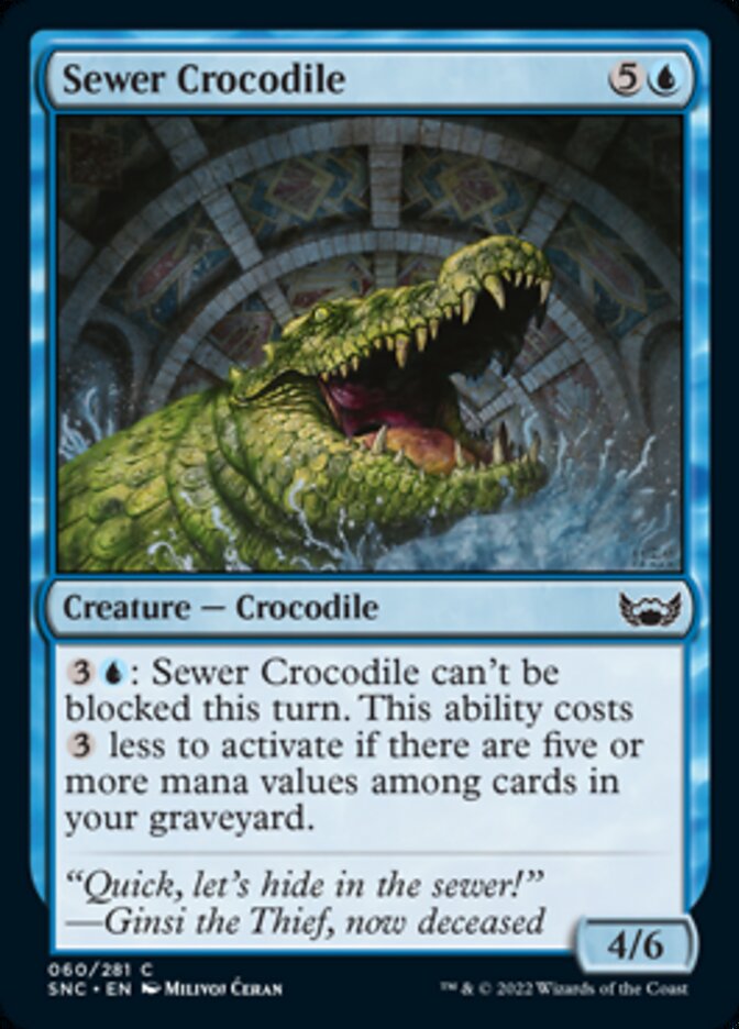 Sewer Crocodile [Streets of New Capenna] | Boutique FDB TCG