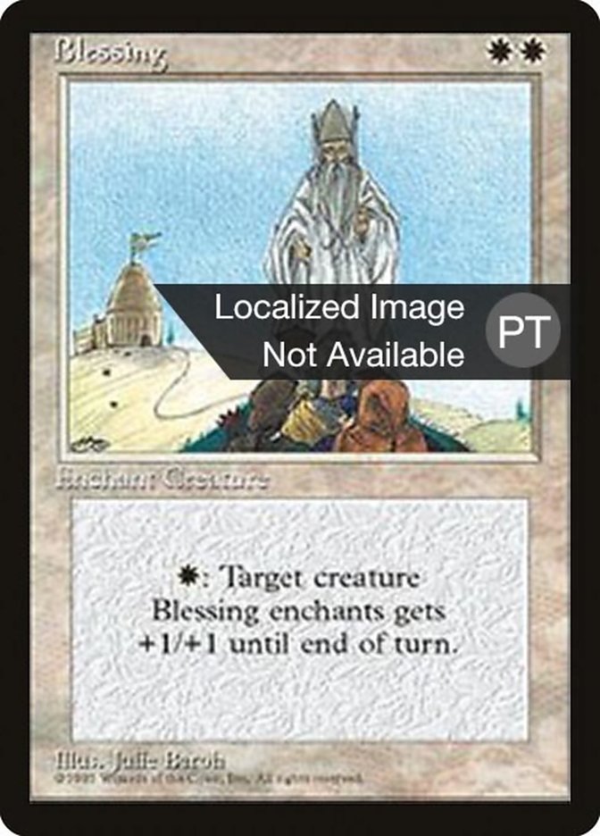 Blessing [Fourth Edition (Foreign Black Border)] | Boutique FDB TCG